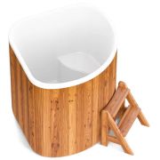 Купель композитная CORNER 130 SMALL,термососна